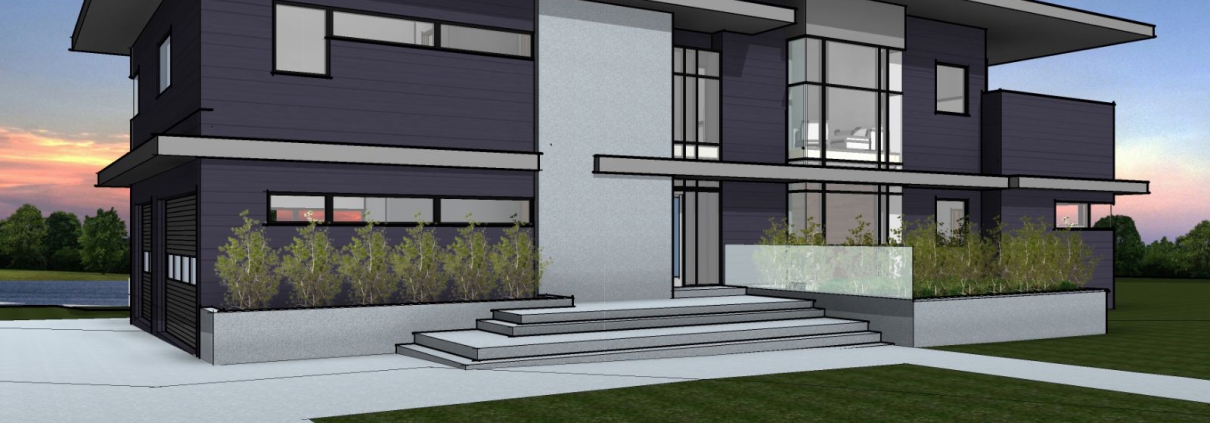 Bay Island Residence Concept 3D Render