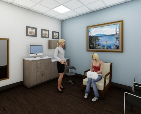 Mancoll Cosmetic and Plastic Surgery exam room concept