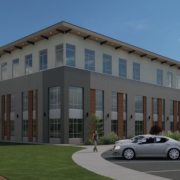 IONIC Architectural rendering for Stafford medical office building